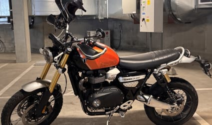 2024 Triumph Scrambler 1200 XE motorcycle rental in Marina del Rey, CA