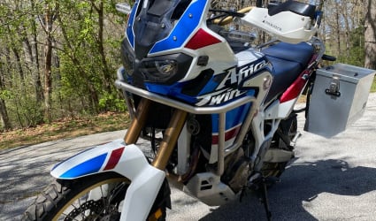 2018 Honda Africa Twin Adventure Sports motorcycle rental in harrison, AR