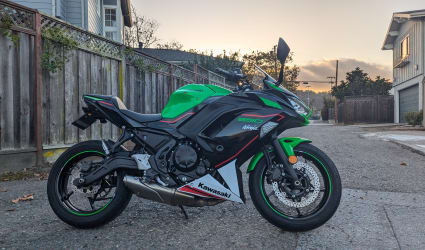 2022 Kawasaki Ninja 650 KRT Edition motorcycle rental in Millbrae, CA