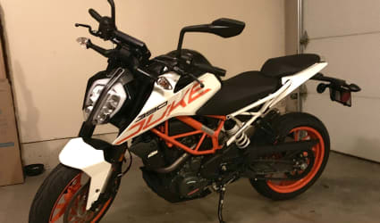2018 KTM 390 Duke motorcycle rental in Irvine, CA