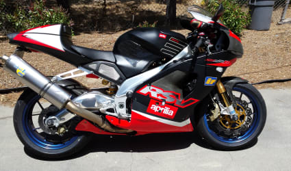 2001 Aprilia RSV Mille R motorcycle rental in Monterey, CA