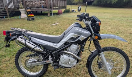 2023 Yamaha XT250 motorcycle rental in Fort Payne, AL