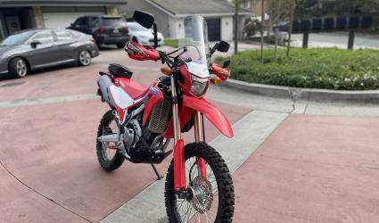 2022 Honda CRF300L motorcycle rental in Brea, CA