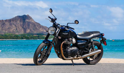 2022 Triumph Street Twin motorcycle rental in Honolulu, HI