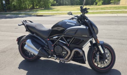 2013 Ducati Diavel Dark motorcycle rental in durham, NC