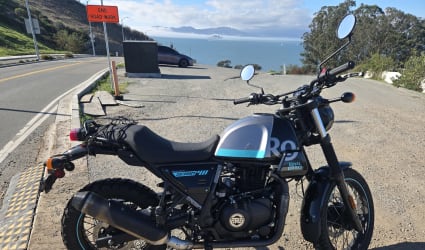 2023 Royal Enfield Scram 411 motorcycle rental in San Francisco, CA