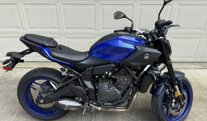 2025 Yamaha MT-07 motorcycle rental in Camas, WA