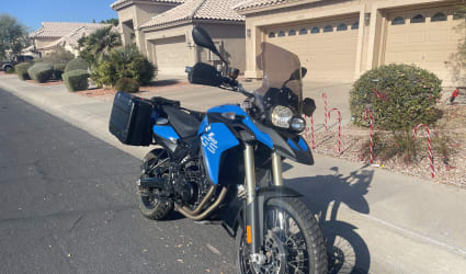 2013 BMW F 800 GS motorcycle rental in Tempe, AZ