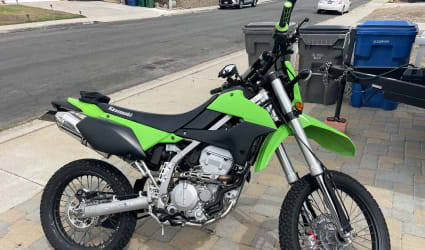 2020 Kawasaki KLX250S motorcycle rental in Santee, CA