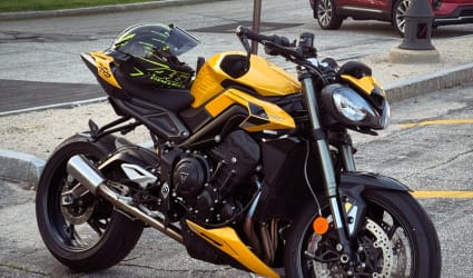 2024 Triumph Street Triple 765 RS motorcycle rental in Manchester, NH