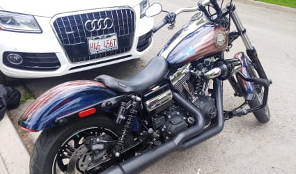 2015 Harley-Davidson Dyna Wide Glide motorcycle rental in Chicago, IL