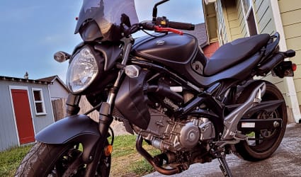 2013 Suzuki SFV650 motorcycle rental in Mckinleyville, CA
