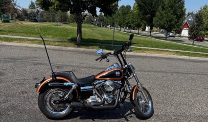 2008 Harley-Davidson FXDC Dyna Super Glide Custom motorcycle rental in Bozeman, MT