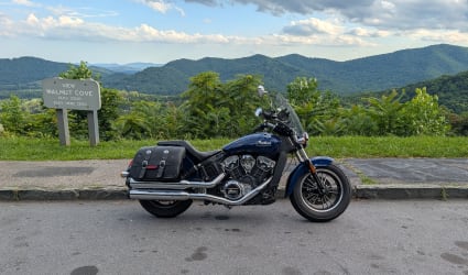 2021 Indian Scout motorcycle rental in Leicester, NC