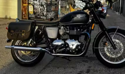 2013 Triumph Bonneville T100 motorcycle rental in Los Angeles, CA