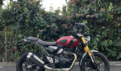 2024 Triumph Scrambler 400 X motorcycle rental in Honolulu, HI
