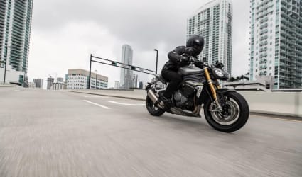 2021 Triumph Speed Triple 1200 RS motorcycle rental in Chicago, IL