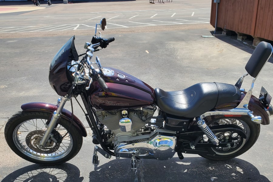 2002 HarleyDavidson FXD Dyna Super Glide Motorcycle Rental in Sturgis