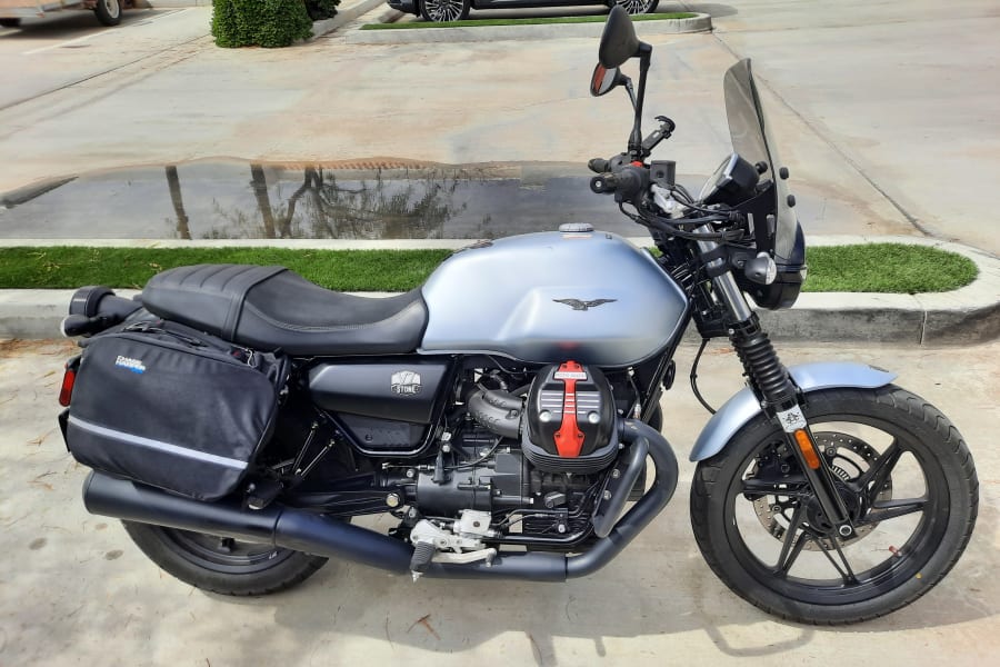 2021 Moto Guzzi V7 Stone Motorcycle Rental in Palm Desert, CA m-ejmxl39