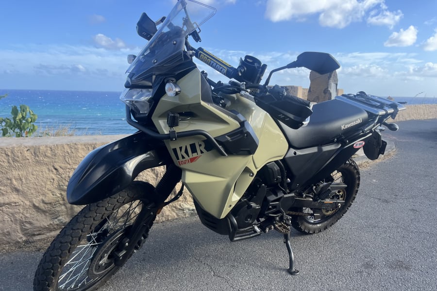 2022 Kawasaki KLR 650 Adventure Motorcycle Rental in Honolulu, HI