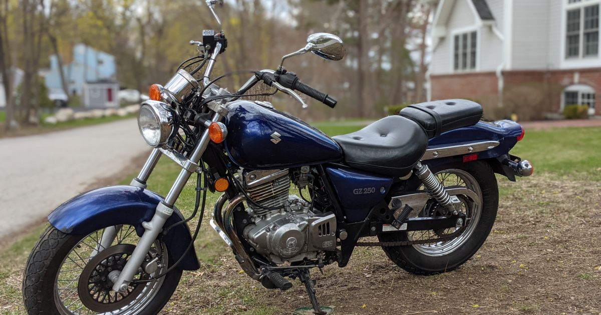 2007 Suzuki GZ 250 Motorcycle Rental in Chelmsford, MA m-edxj6re