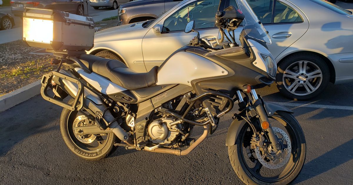 2013 Suzuki V-Strom 650 ABS Tourer Motorcycle Rental in Concord