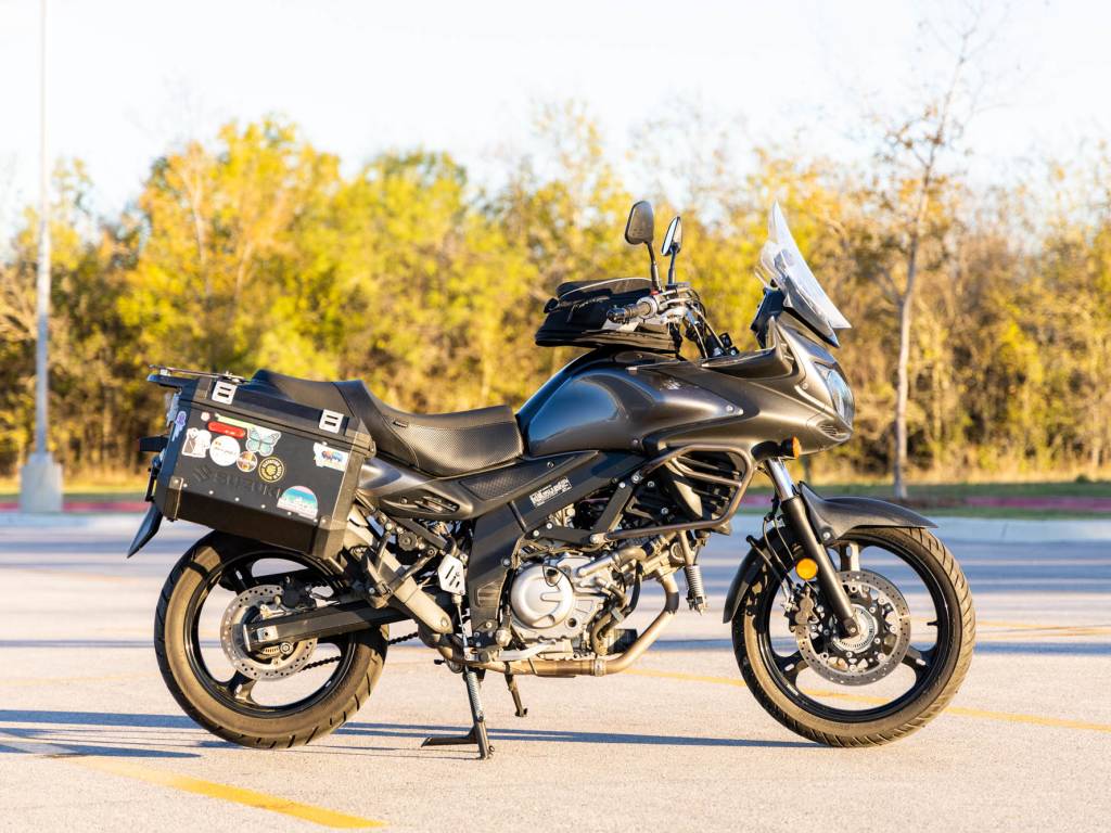 2014 Suzuki VStrom 650 ABS Adventure Motorcycle Rental in Austin, TX m