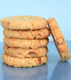 potato chips, almonds & cashew cookies