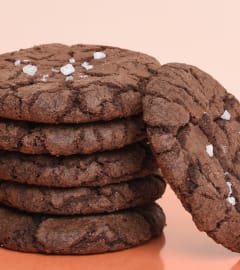 sea salt dark chocolate cookies