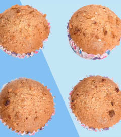 vanilla almond muffins