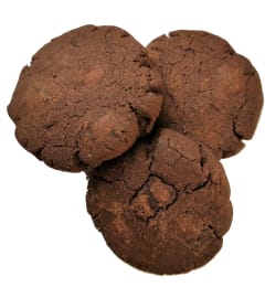 whole wheat double chocolate cookies