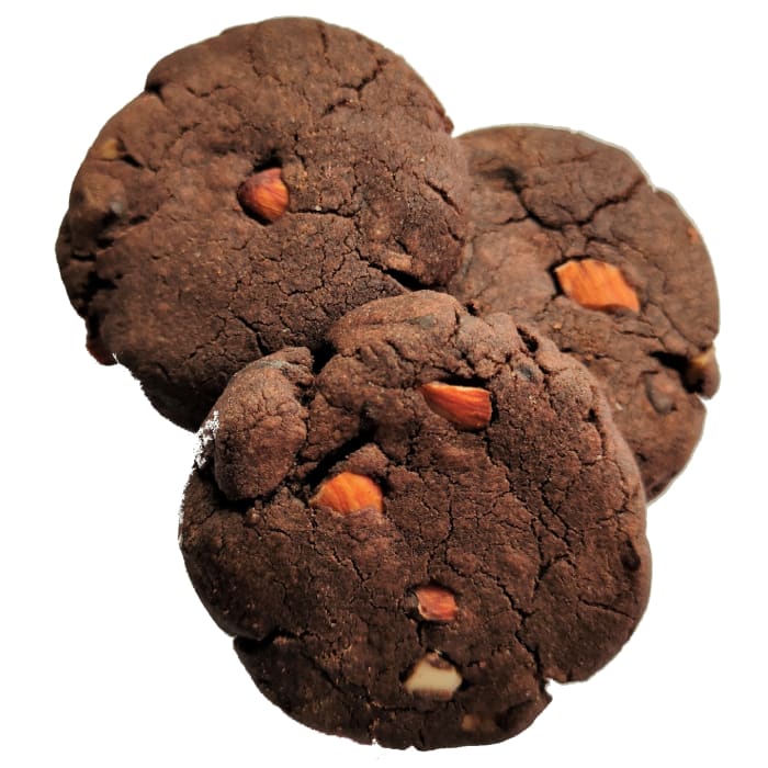 chocolate almond cookies