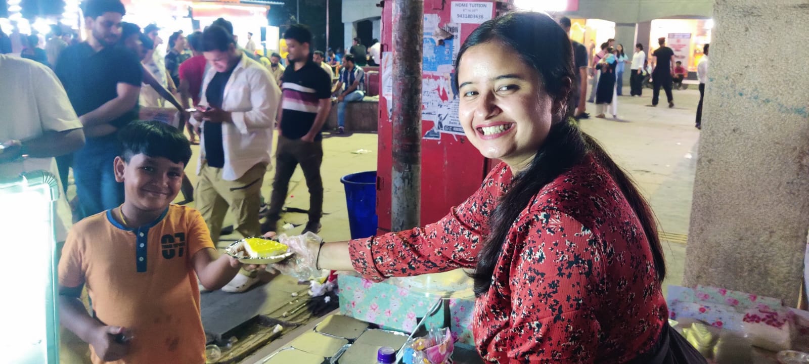 Freshly made desserts - real photo