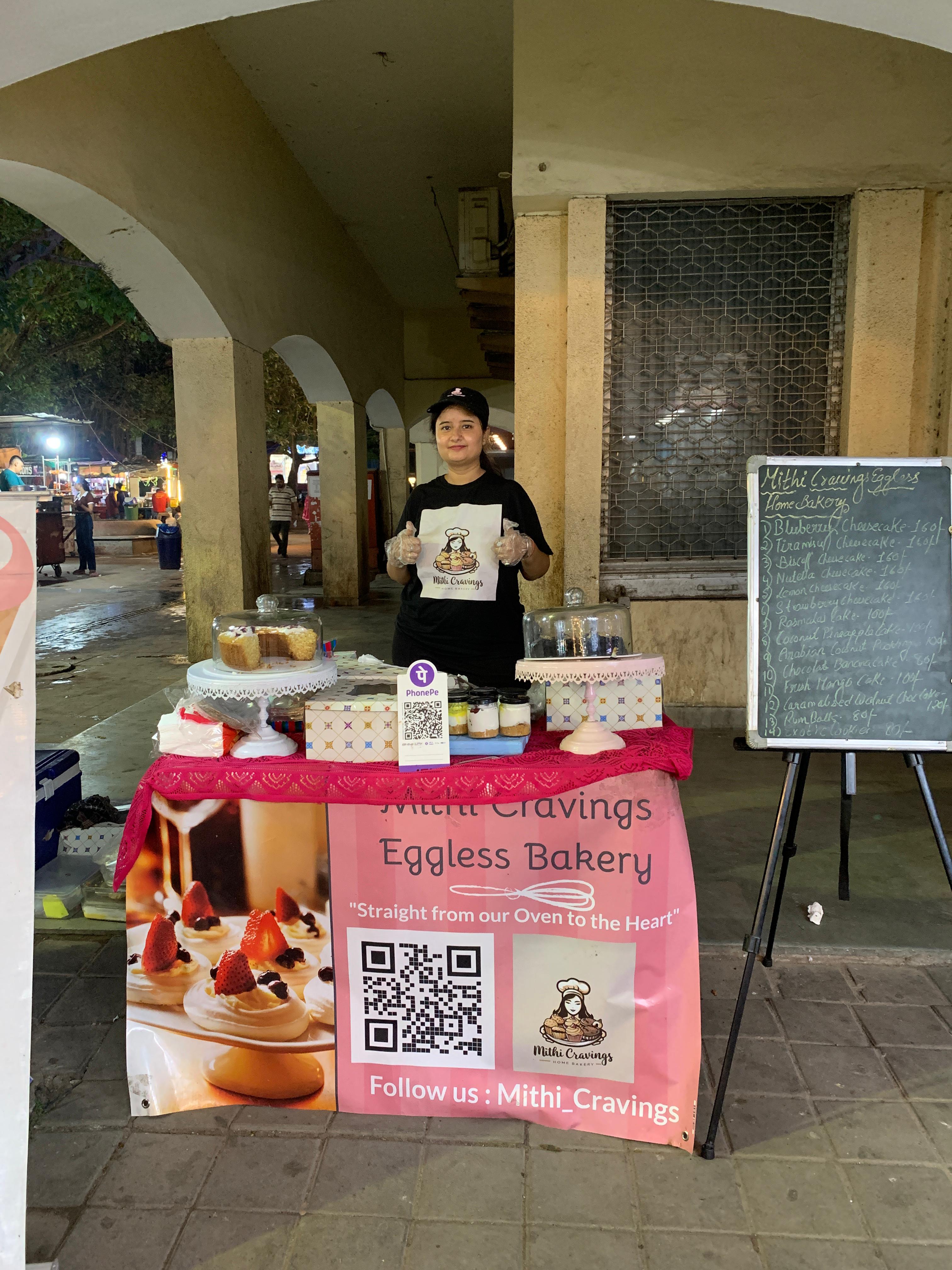 Served desserts - real photo