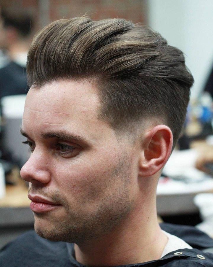 Kiểu tóc Pompadour Style Brush up
