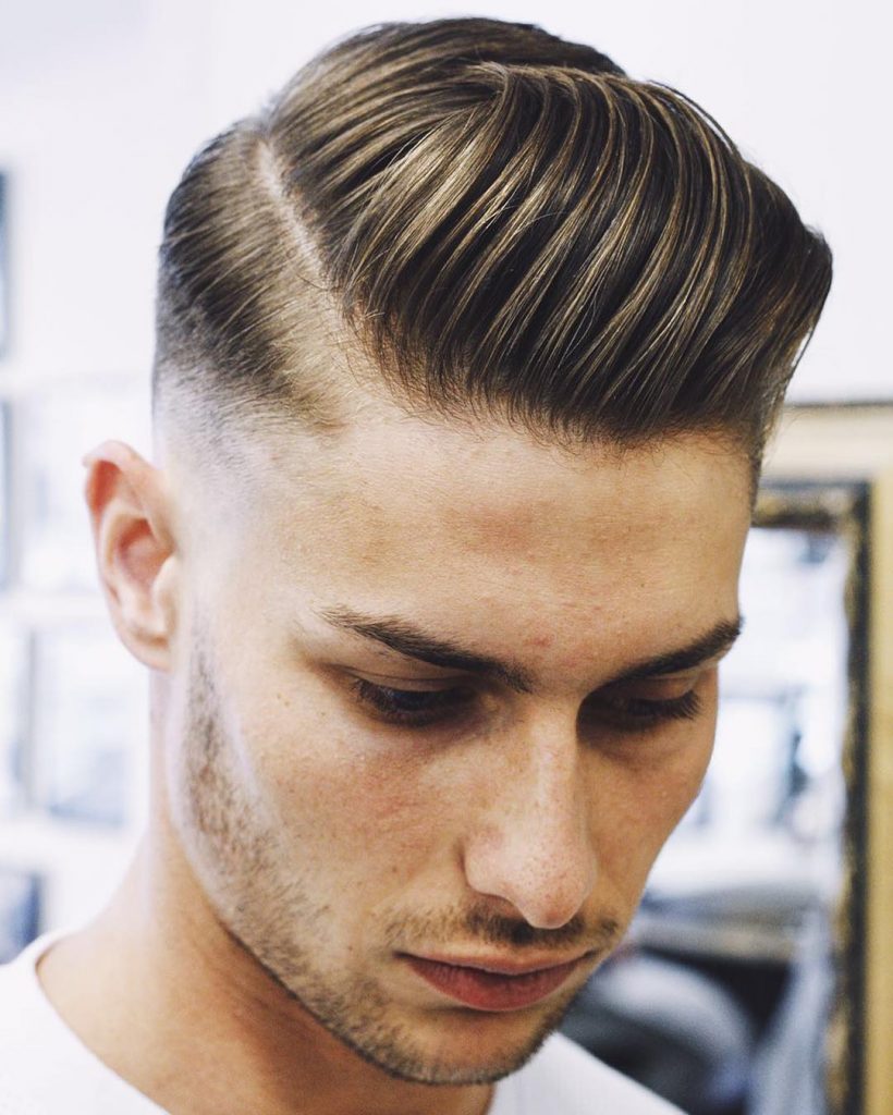 Kiểu tóc Mid Fade Pompadour