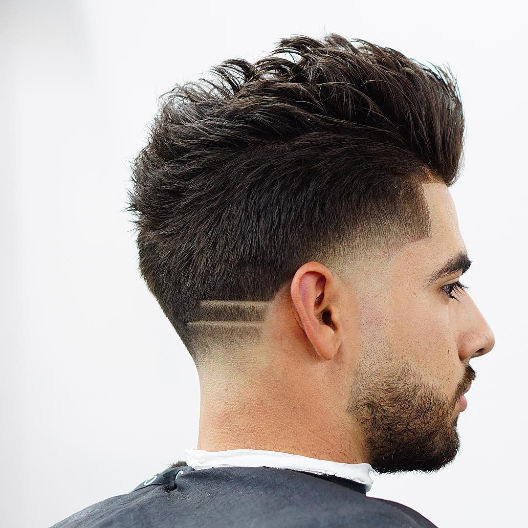 Kiểu tóc Drop Fade Pompadour