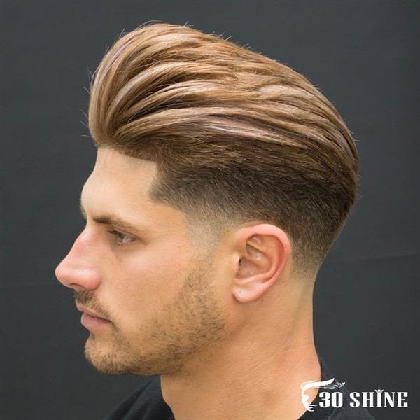 Kiểu tóc Combover + Taper Fade
