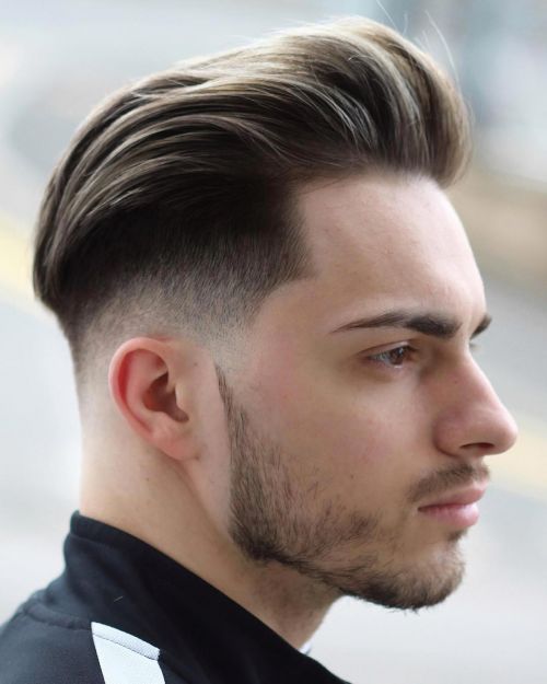 Kiểu tóc Pomp + Burst Fade