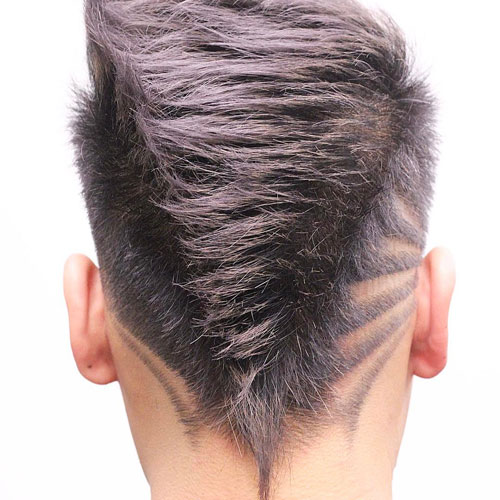 kiểu tóc Faded Mohawk