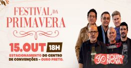 Festival da Primavera - Roupa Nova 40 anos em Ouro Preto, Minas Gerais