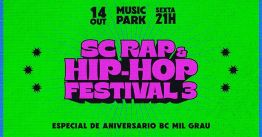 Sc Rap & Hip-hop Festival 3 com Sidoka, DJONGA e mais