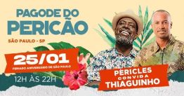 Pagode do Pericão com Péricles e Thiaguinho em São Paulo