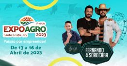 Fernando e Sorocaba em Santo Cristo, RS - Expoagro Santo Cristo