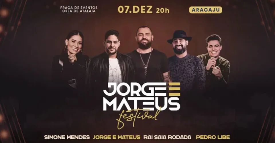Jorge e Mateus Festival em Aracaju - Beevtz