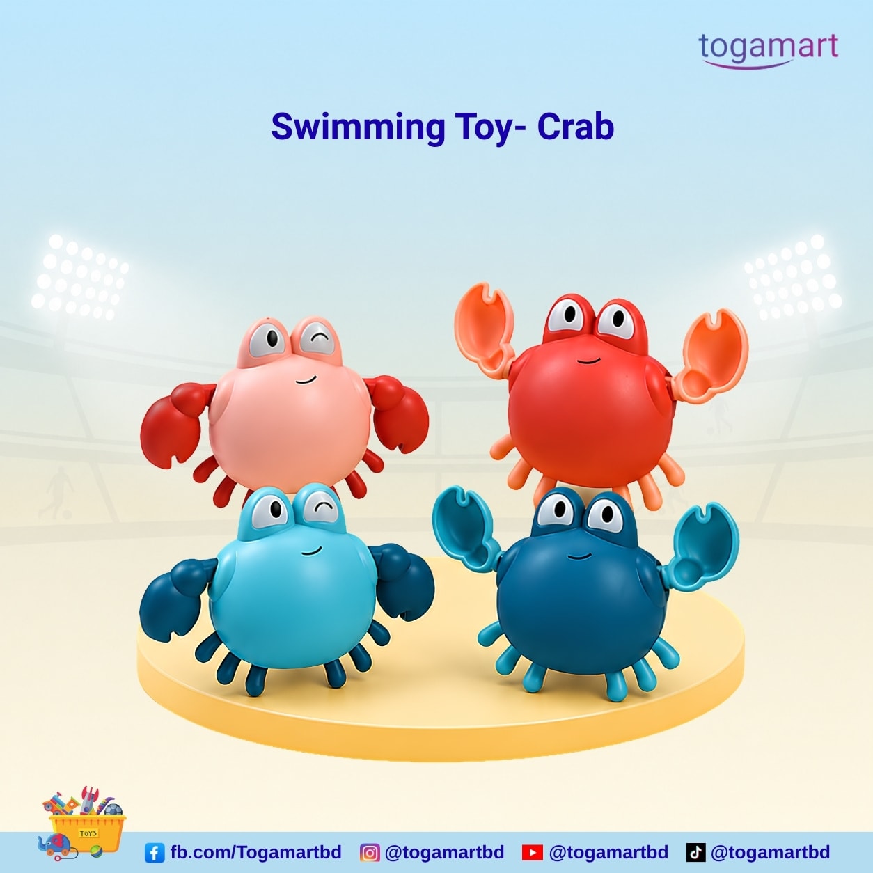 Swimming Toy Crab