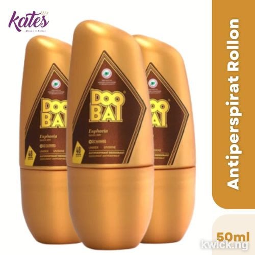 Doobai Euphoria Antiperspirant Deodorant Roll On for Men And Women - 50ml (Pack Of 3) NAFDAC - A2-1843