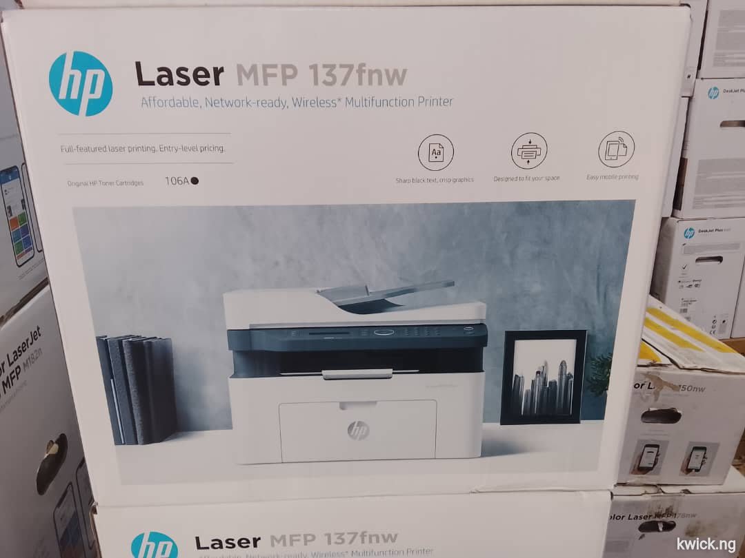 HP Laser MFP 137fnw Printer