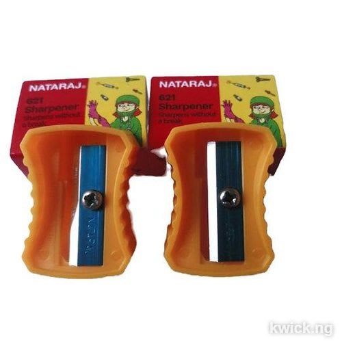 Nataraj 621 Sharpener 2-Piece, Yellow