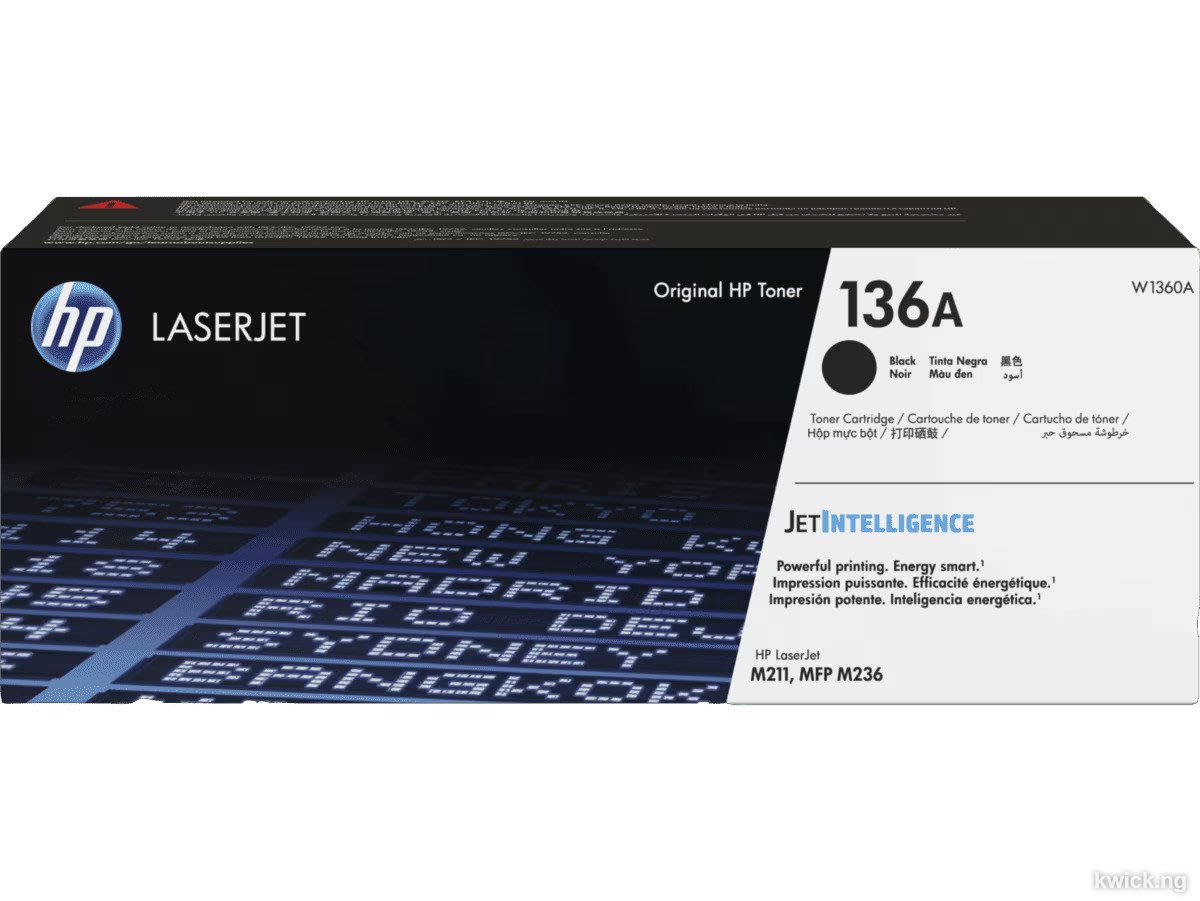 HP 136A (W1360A) Standard Black Toner
